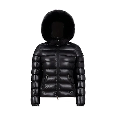 (Women) Moncler FW24 Badyf Black Glossy Nylon Slim Fit Short Down Jacket. J20931A001665963V999