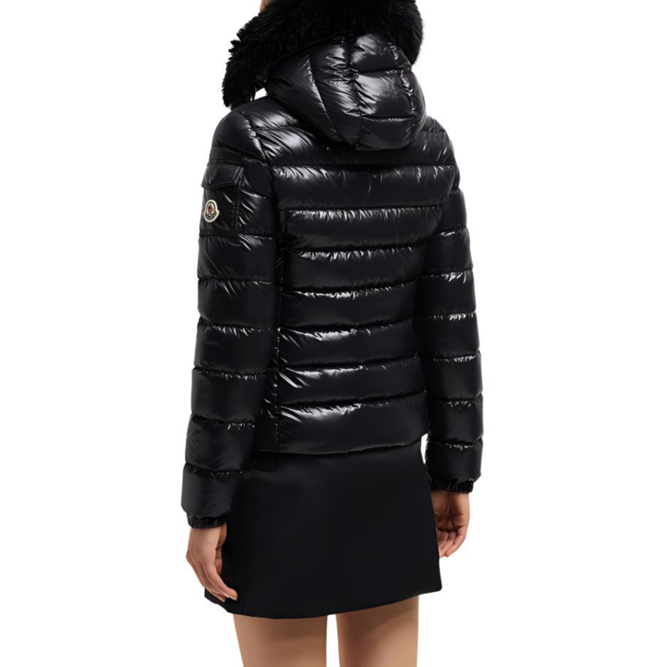 (Women) Moncler FW24 Badyf  Black Glossy Nylon Slim Fit Short Down Jacket. J20931A001665963V999 圖 4