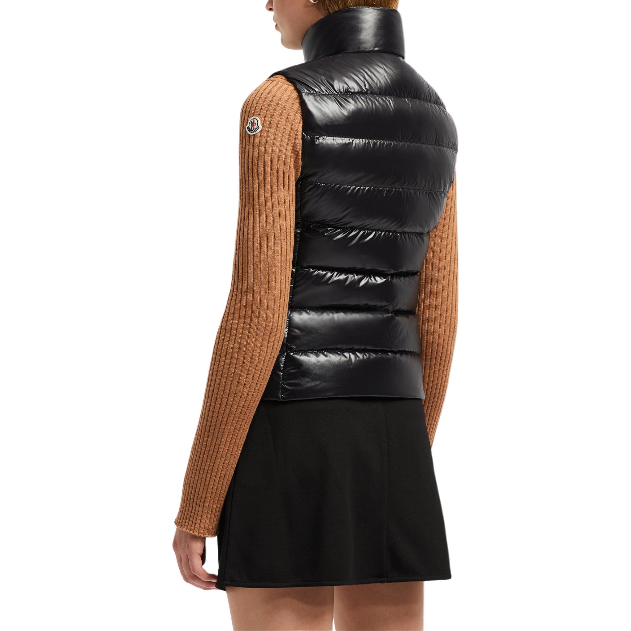 (Women) Moncler FW24 Ghany  Slim Fit Lightweight Nylon Puffer Vest Black J20931A5250068950999 圖 5