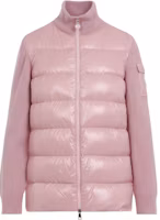 (Women) Moncler FW24 Glossy Lightweight High-Neck Zip-Up Jacket Pink J20939B00013M1131518 (Women) Moncler FW24 Glossy Lightweight High-Neck Zip-Up Jacket Pink J20939B00013M1131518