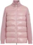 Buy (Women) Moncler FW24 Glossy Lightweight High-Neck Zip-Up Jacket Pink J20939B00013M1131518