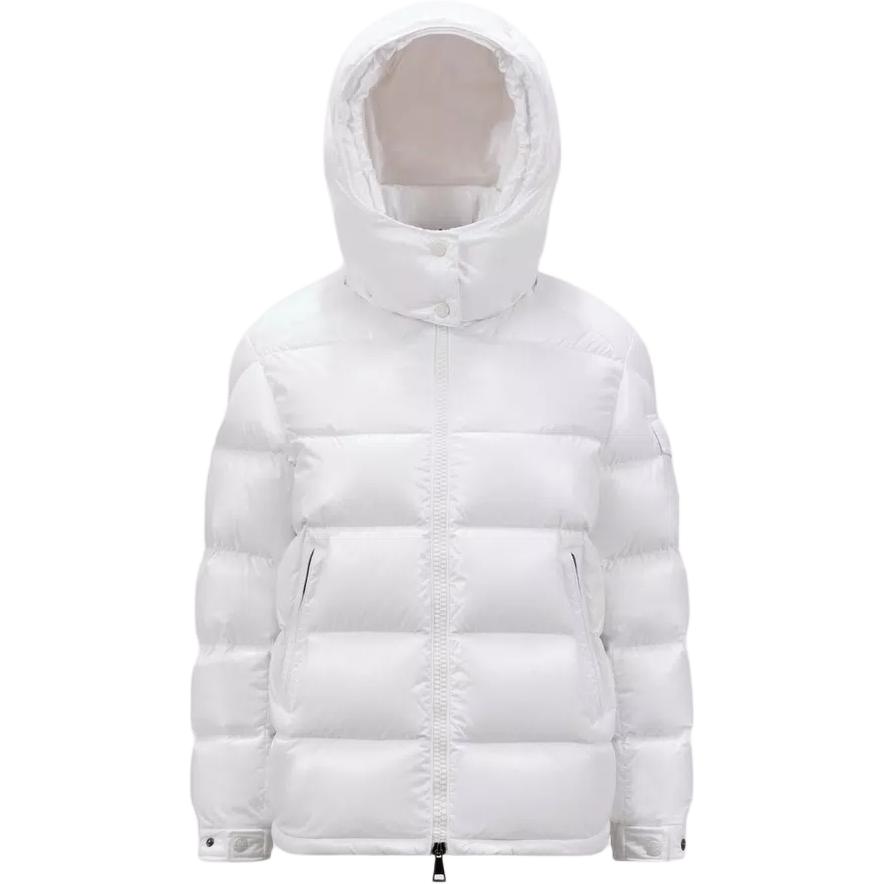 (Women) Moncler FW24 Maire Series  Short Nylon Down Jacket with Removable Hood White J20931A0014268950032 圖 2