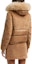 Shop (Women) Moncler FW24 Marne Drawstring Hem Detachable Hood Zip Jacket Women Light Brown J20931A0014389AOF26C