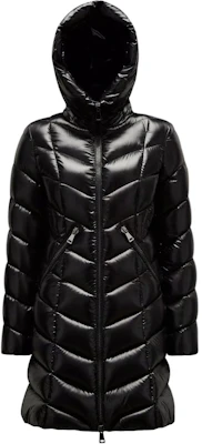 (W) Moncler FW24 Marus Chaqueta Negra Brillante Acolchada con Capucha de Nylon. J20931C00049C0065999 Buy (W) Moncler FW24 Marus Chaqueta Negra Brillante Acolchada con Capucha de Nylon. J20931C00049C0065999