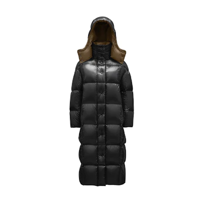 (Women) Moncler FW24 Parnaiba Long Nylon Down Jacket Women’s Black with Detachable Hood. J20931C0005068950999