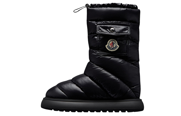 (W) Moncler Gaia Pocket Mid 'Black Patent Nylon'