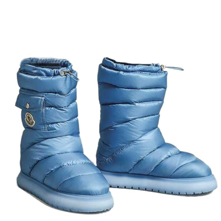 Lookbook (Women) Moncler Gaia Short Mid-Calf 'Blue Snowboot' I109B4H00020M292171D