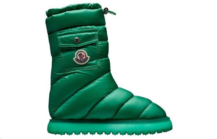 Order Moncler 盟可睐 Gaia 套穿 短中筒 雪地靴 女款 綠色