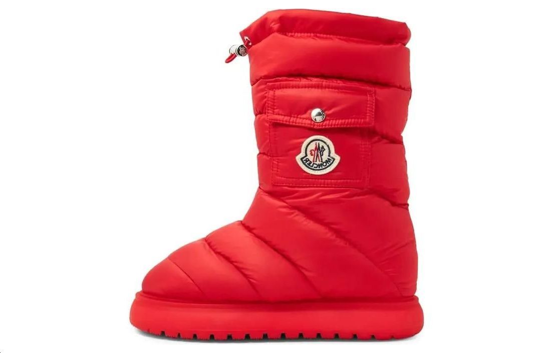 (W) Moncler Gaia Slip-On 'Red Pocket Snow Boot'