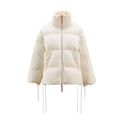 (Women) Moncler Genius 1952 FW22 High Street Puffer Jacket Zip-Up Off White. H20941A00010M2261070