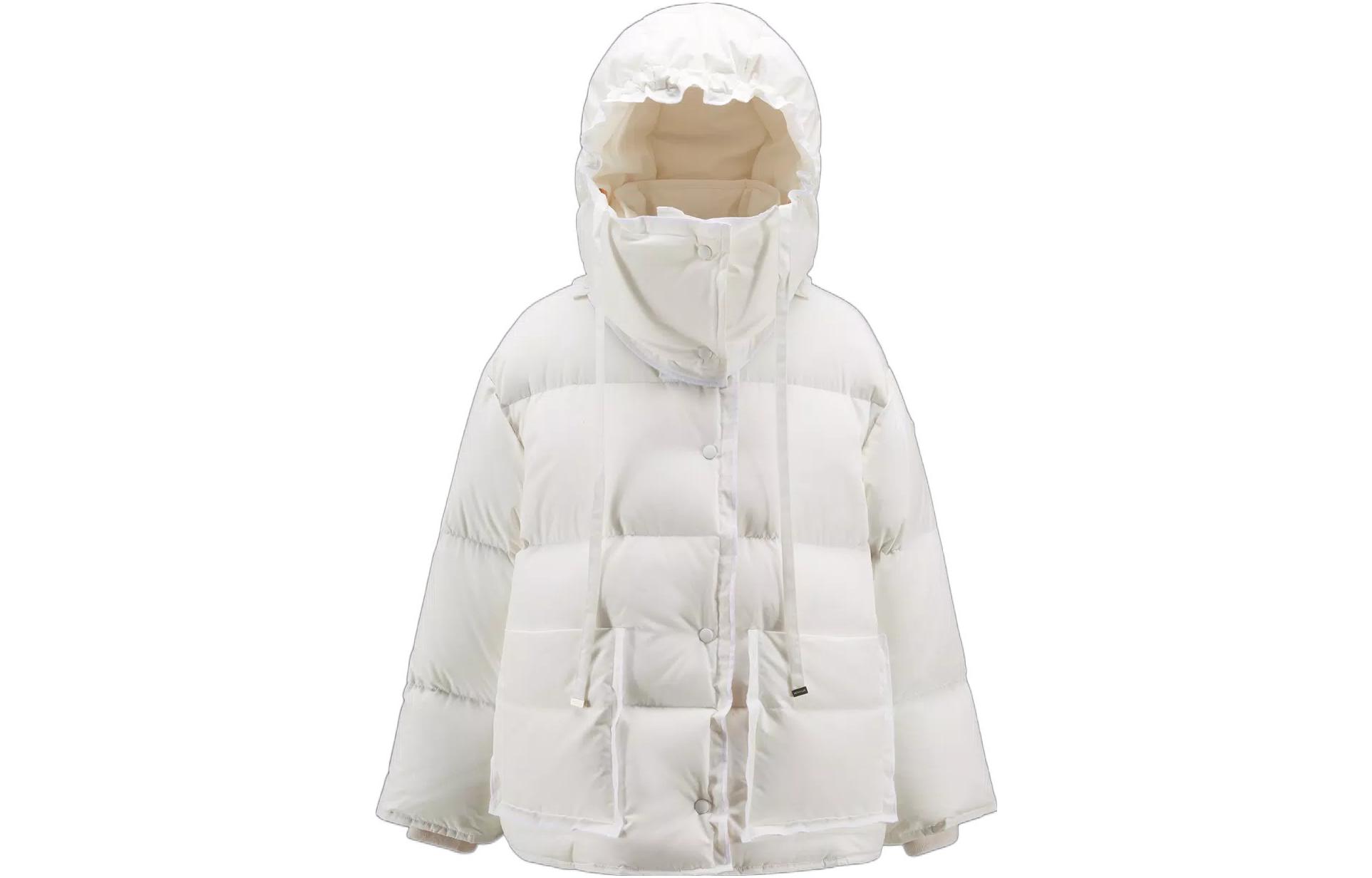 (Women) MONCLER GENIUS 1952 FW22  White Hooded Puffer Jacket Long Sleeve. H20941A00006M2003034 圖 2