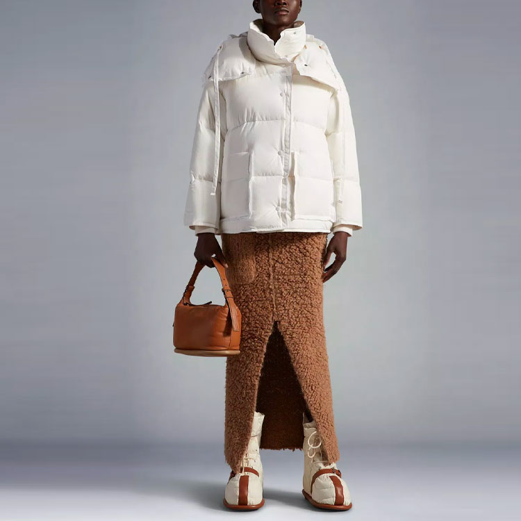 (Women) MONCLER GENIUS 1952 FW22  White Hooded Puffer Jacket Long Sleeve. H20941A00006M2003034 圖 3