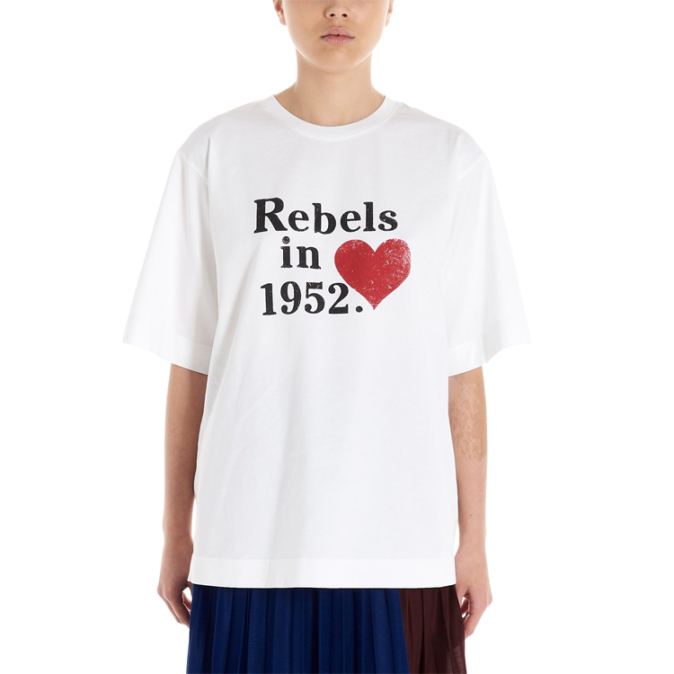 (Women) MONCLER GENIUS 1952 Printed Crewneck White T-Shirt Women’s F10948C70310V8117 圖 5