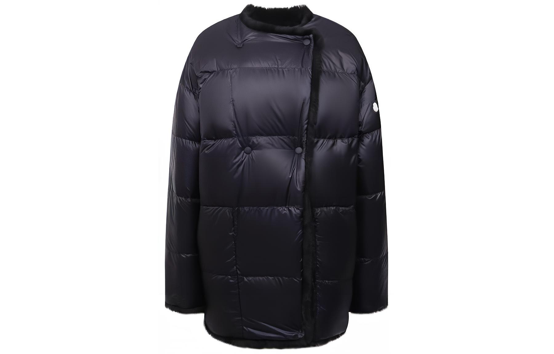 (Women) MONCLER GENIUS HYKE LEMA Reversible Quilted Down Jacket Women Midnight Blue G209K1A00006M1195