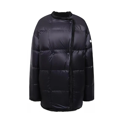 (Women) MONCLER GENIUS HYKE LEMA Reversible Quilted Down Jacket Women Midnight Blue G209K1A00006M1195