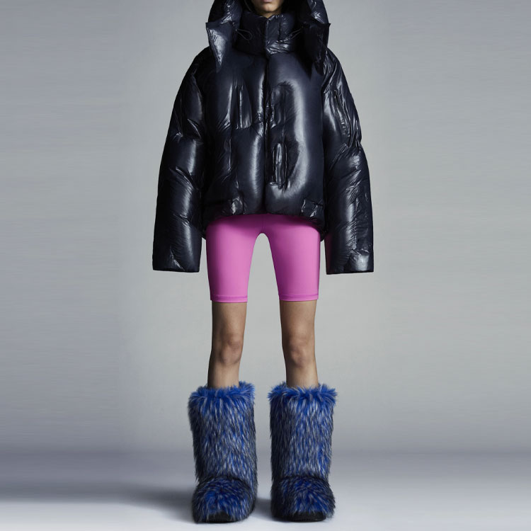 Lookbook (W) MONCLER GENIUS x DingYun Zhang 短款連帽羽絨外套午夜藍色 H109M1A00004M1865778