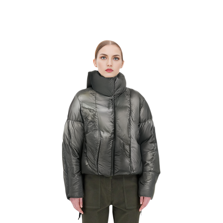 (Women) MONCLER GENIUS DingYun Zhang SS22  Short Puffer Jacket Grey. H109M1A00003M1865915 圖 6
