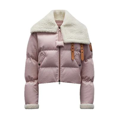 (Women) MONCLER GENIUS JW Anderson FW22 Pink Short Puffer Jacket for Women. H209E1A00009M1622602