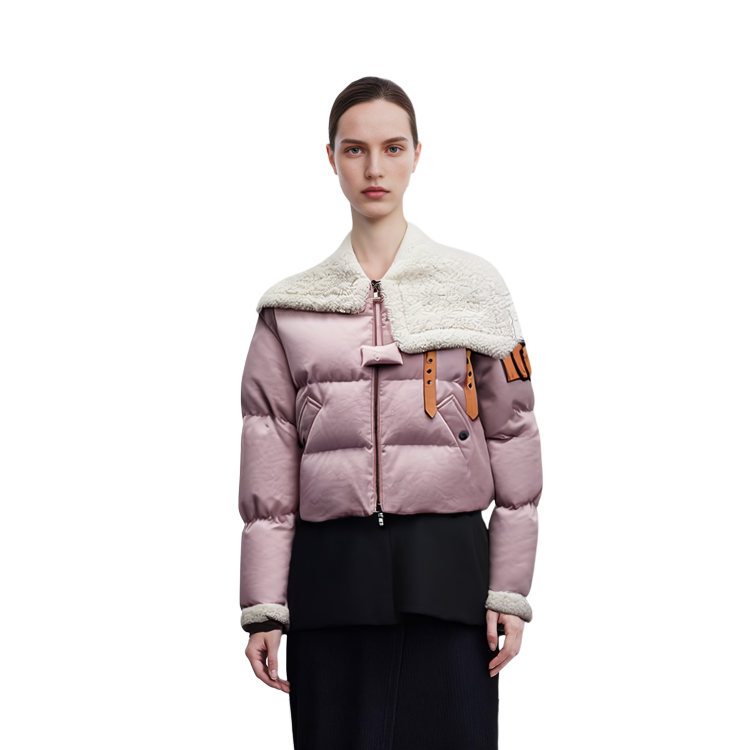 Lookbook (W) MONCLER GENIUS x JW Anderson 女裝粉色短版羽絨外套 FW22 系列 H209E1A00009M1622602