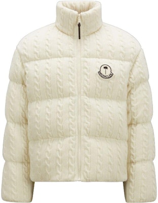 (W) MONCLER GENIUS x PALM ANGELS 質感拉鍊羽絨外套 米白色. I209L1A00015M3608032 Order (W) MONCLER GENIUS x PALM ANGELS 質感拉鍊羽絨外套 米白色. I209L1A00015M3608032