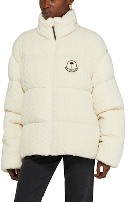 (W) MONCLER GENIUS x PALM ANGELS 質感拉鍊羽絨外套 米白色. I209L1A00015M3608032 Purchase (W) MONCLER GENIUS x PALM ANGELS 質感拉鍊羽絨外套 米白色. I209L1A00015M3608032