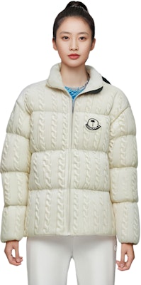 (W) MONCLER GENIUS x PALM ANGELS 質感拉鍊羽絨外套 米白色. I209L1A00015M3608032 Details for (W) MONCLER GENIUS x PALM ANGELS 質感拉鍊羽絨外套 米白色. I209L1A00015M3608032
