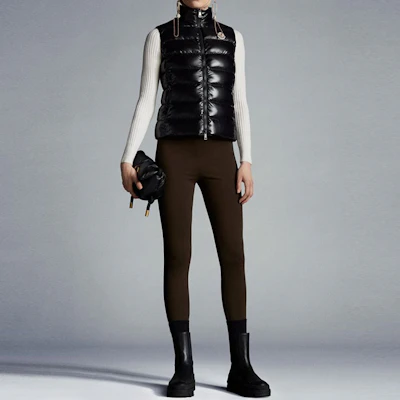 (Women) Moncler Ghany Classic Puffer Vest - Black 0931A5250068950999 Shop (Women) Moncler Ghany Classic Puffer Vest - Black 0931A5250068950999