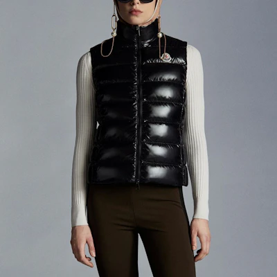 (Women) Moncler Ghany Classic Puffer Vest - Black 0931A5250068950999 Purchase (Women) Moncler Ghany Classic Puffer Vest - Black 0931A5250068950999