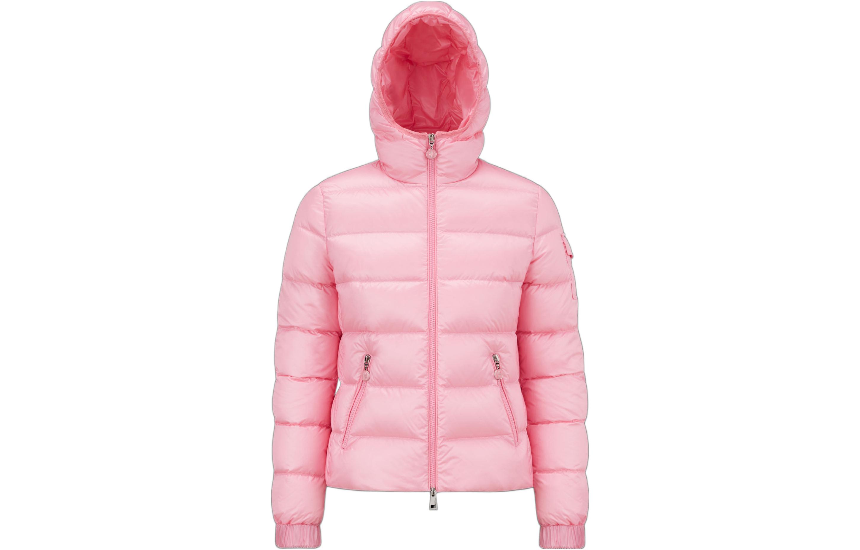 Order (W) Moncler Gles SS23 玫瑰粉色連帽羽絨外套 拉鍊款式 I10931A00010595ZZ538