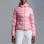 Purchase (W) Moncler Gles SS23 玫瑰粉色連帽羽絨外套 拉鍊款式 I10931A00010595ZZ538