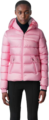 (W) Moncler Gles SS23 玫瑰粉色連帽羽絨外套 拉鍊款式 I10931A00010595ZZ538 Cheap (W) Moncler Gles SS23 玫瑰粉色連帽羽絨外套 拉鍊款式 I10931A00010595ZZ538