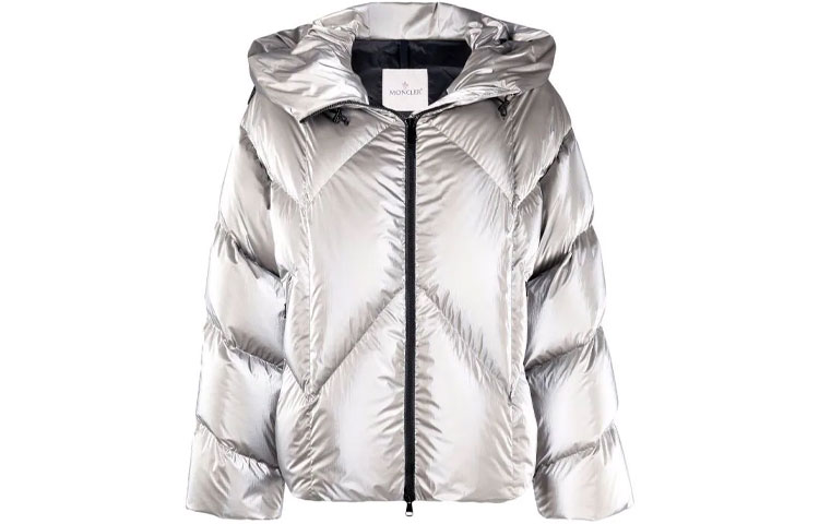 (Women) Moncler Glossy Short Down Jacket Light Grey. G20931A0003853A3H915 圖 2