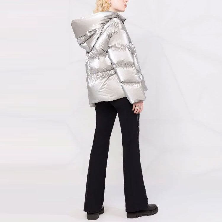 (Women) Moncler Glossy Short Down Jacket Light Grey. G20931A0003853A3H915 圖 4