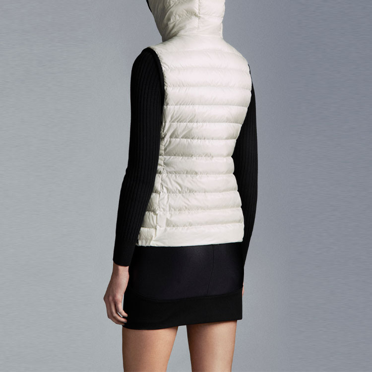 Shop (Women) Moncler Glyco Down-Filled Sleeveless Vest SS21 G10931A129005396Q034