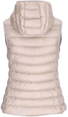(Women) Moncler GLYGOS Hooded Beige Sleeveless Vest for Women. J10931A00063595ZZ200 Lookbook (Women) Moncler GLYGOS Hooded Beige Sleeveless Vest for Women. J10931A00063595ZZ200