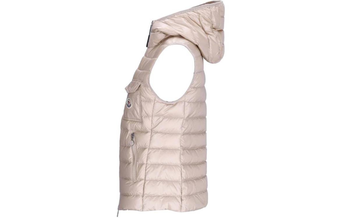 Shop (W) モンクレール GLYGOS フード付き ベージュ ノースリーブ レディース ベスト. J10931A00063595ZZ200