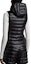 Shop (Women) Moncler Glygos SS23 Black Solid Zipper Hooded Vest. I10931A00028595ZZ999
