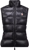 (Women) Moncler Grenoble Black Down Vest - Insulated, Breathable, Quick-Dry. J20988G00010829H7999 (Women) Moncler Grenoble Black Down Vest - Insulated, Breathable, Quick-Dry. J20988G00010829H7999