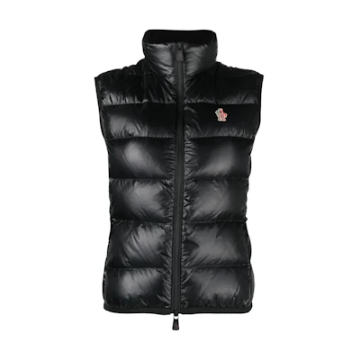 (Women) Moncler Grenoble Black High Neck Zip Vest. 8G00017809HJ999