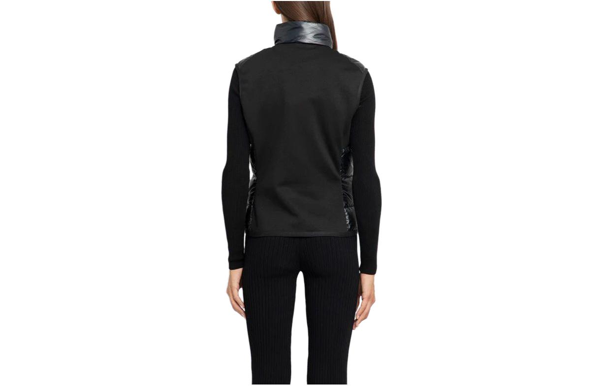 Lookbook (W) 몽클레르 그레노블 블랙 하이넥 지퍼 베스트. 8G00017809HJ999