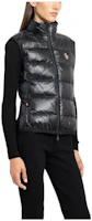 Shop (Women) Moncler Grenoble Black High Neck Zip Vest. 8G00017809HJ999