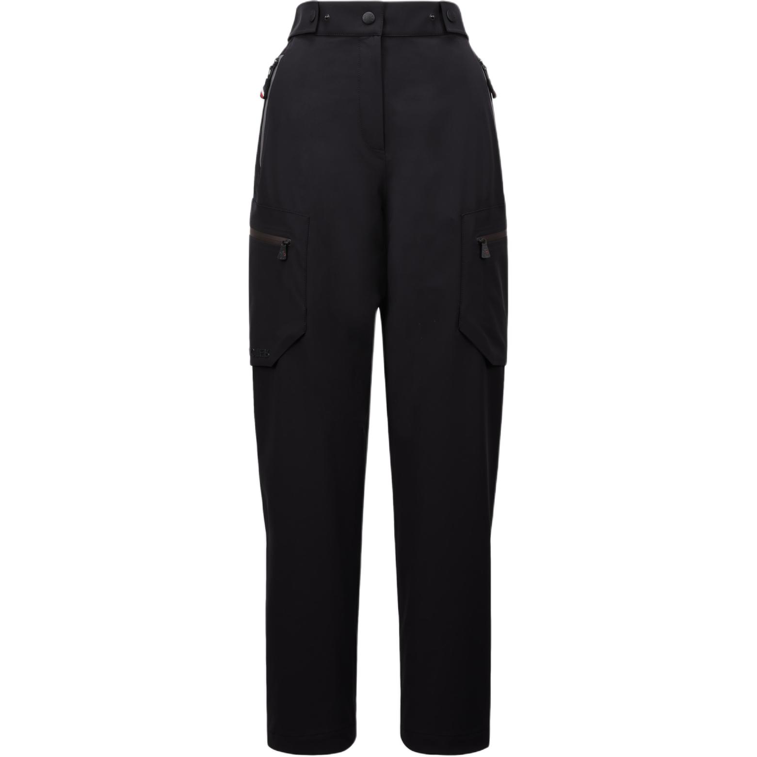 (Women) Moncler Grenoble  Black Knit Joggers with Zipper Pocket & Logo. J20982A00003597FA999 圖 2