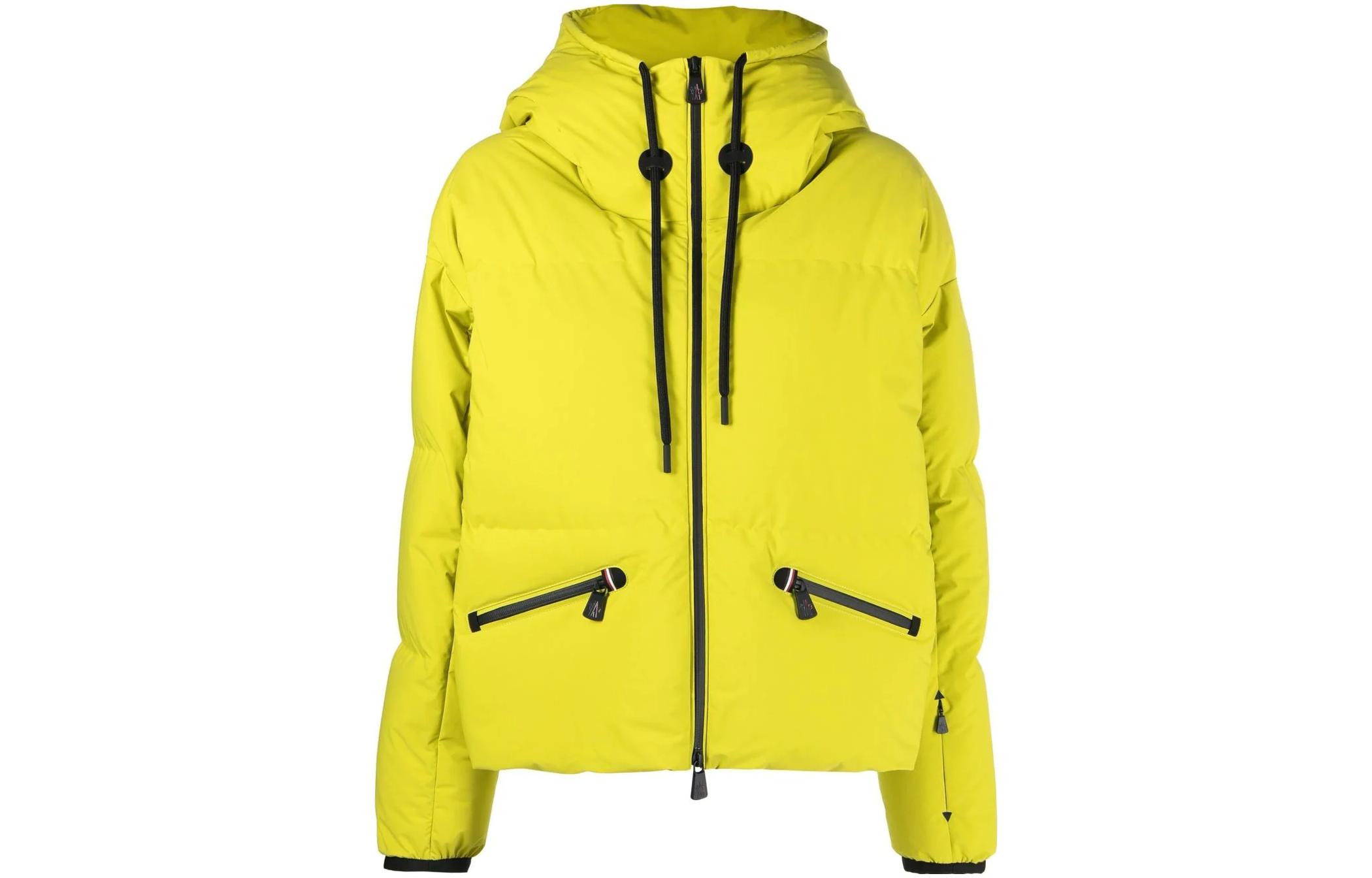 (Women) Moncler Grenoble  Green Hooded Down Jacket with Logo Patch. H20981A000395399D805 圖 2