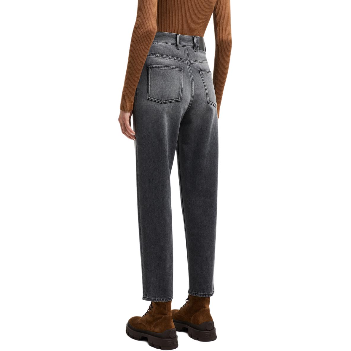 Purchase (W) Moncler Grenoble Jeans Denim Kelabu Pinggang Tinggi Bleached J20932A00013597ZH980