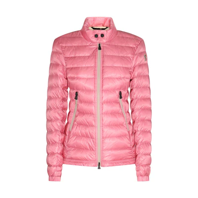 (Women) Moncler Grenoble Pink Puffer Jacket with Zip High Collar. I20981A00005595B1542