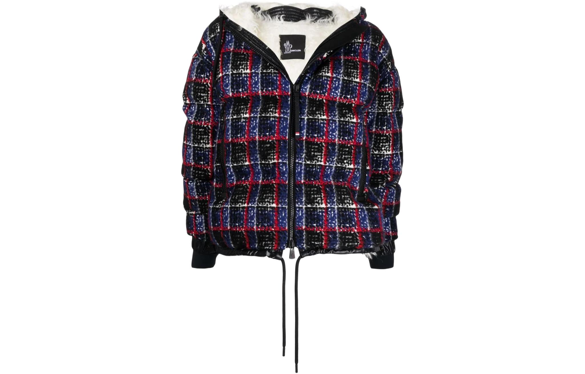 (Women) Moncler Grenoble  Short Puffer Jacket with Patchwork Design. G20981A00021595G7