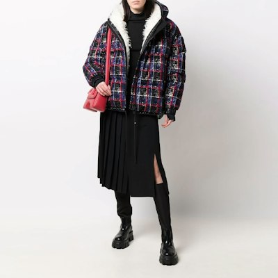 (W) Moncler Grenoble 拼布設計短款羽絨外套. G20981A00021595G7 Lookbook (W) Moncler Grenoble 拼布設計短款羽絨外套. G20981A00021595G7