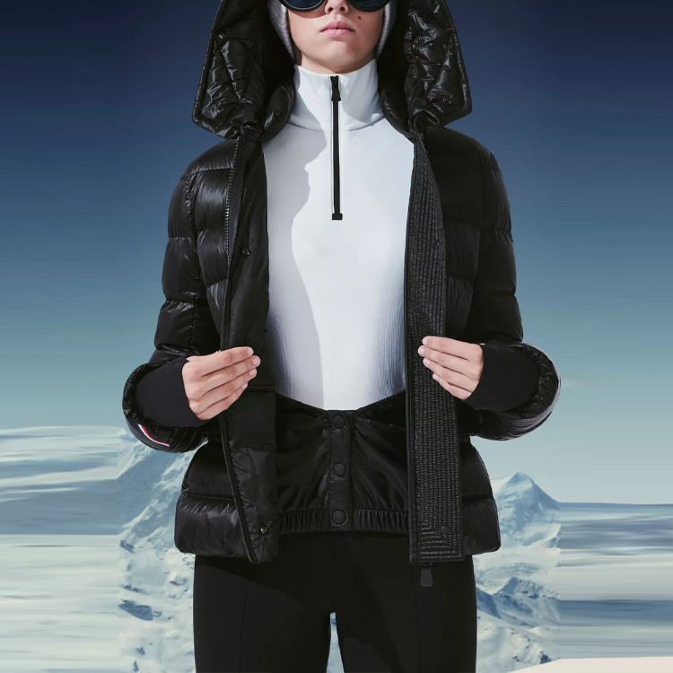 Details for (W) Moncler Grenoble Jaket Pendek Berhud Warna Solid. G20981A0003453071999