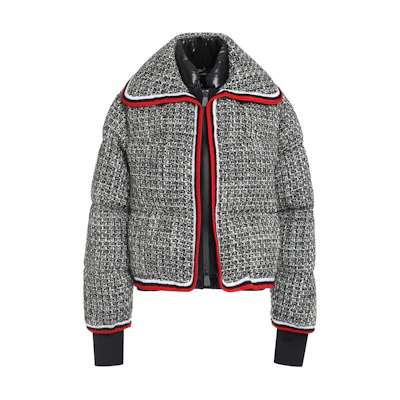 (Women) Moncler Grenoble Zip Collar Long Sleeve Down Jacket Grey 1A0005659746F90
