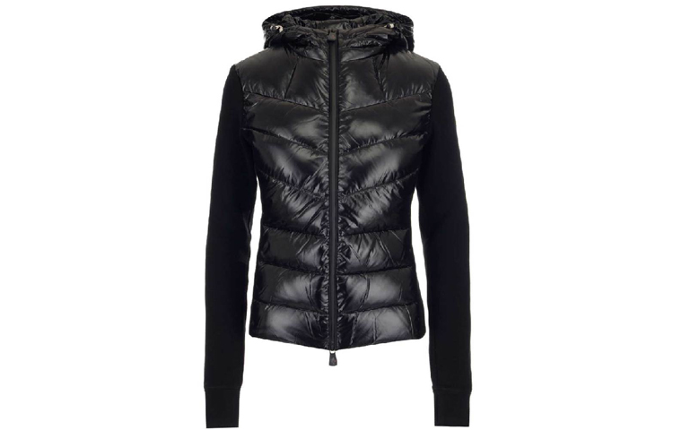 (Women) Moncler Grenoble Black Quilted Down Hoodie Coat Winter Edition 8G5000080093999